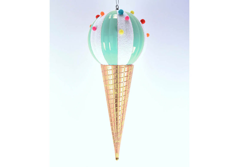 Cono Helado Decorativo Multicolor – 66 cm