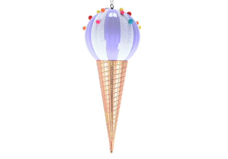 Cono Helado Decorativo Multicolor – 66 cm