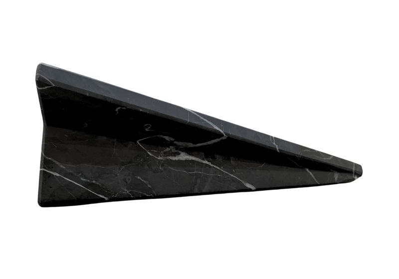 Escultura Avión de Mármol Negro