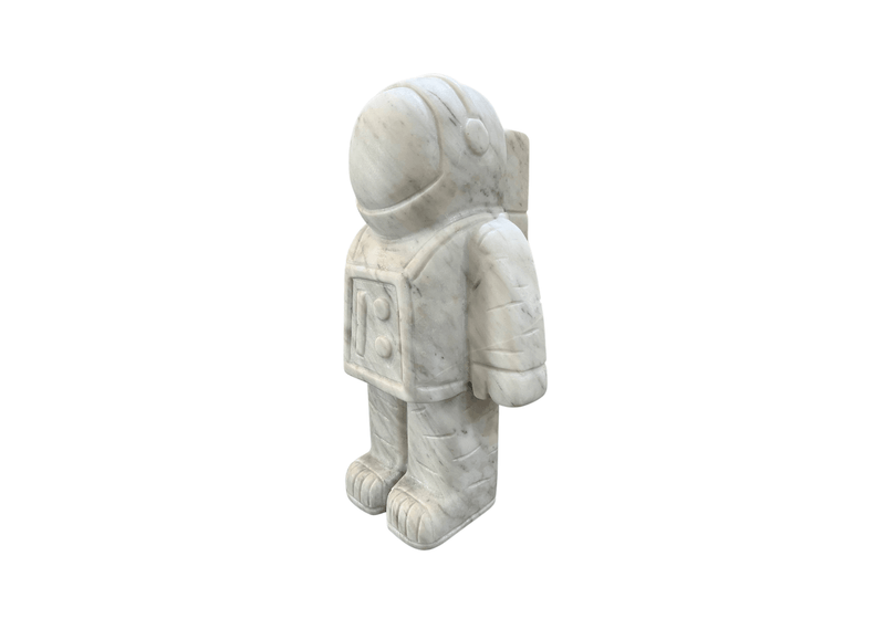 Escultura Astronauta de Mármol Grande