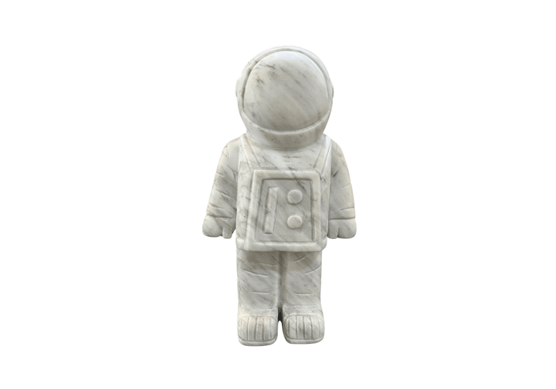 Escultura Astronauta de Mármol Grande