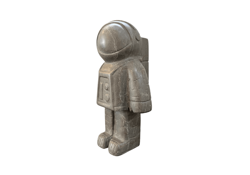 Escultura Astronauta de Mármol Grande