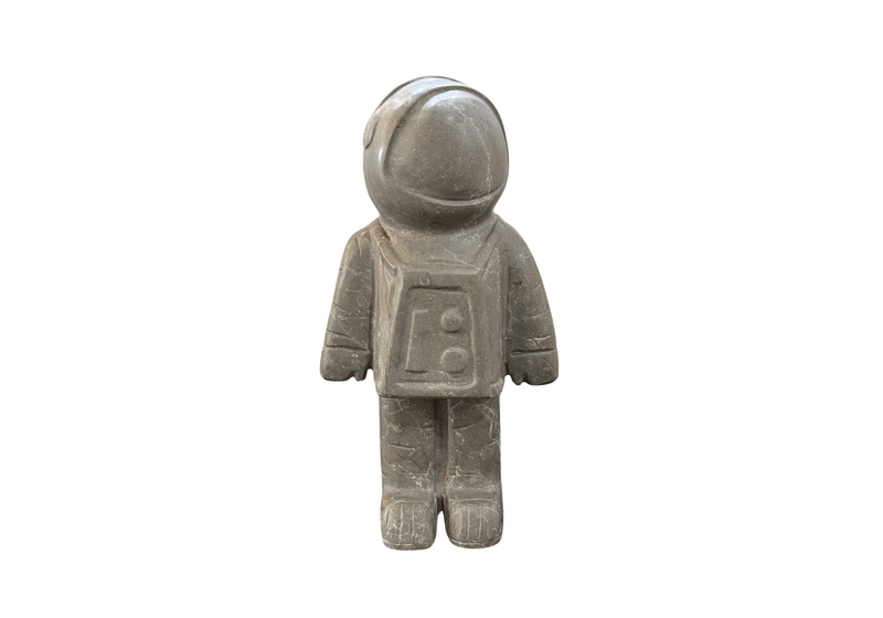 Escultura Astronauta de Mármol Grande