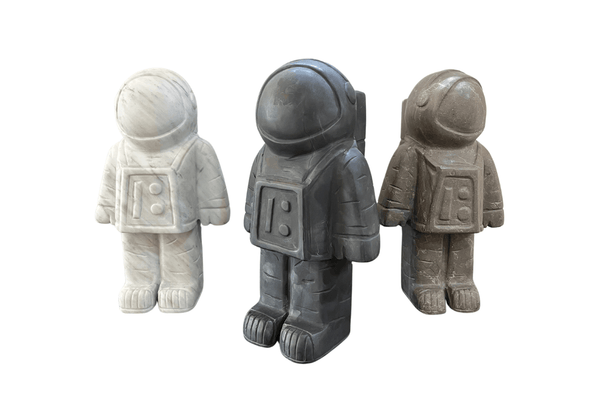 Escultura Astronauta de Mármol Grande