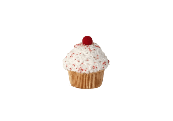 Cupcake con Sparkles Rojas