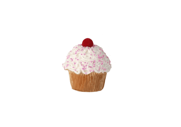 Cupcake con Sparkles Rosas