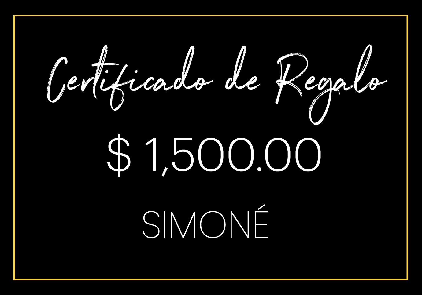 Simoné Gift Card