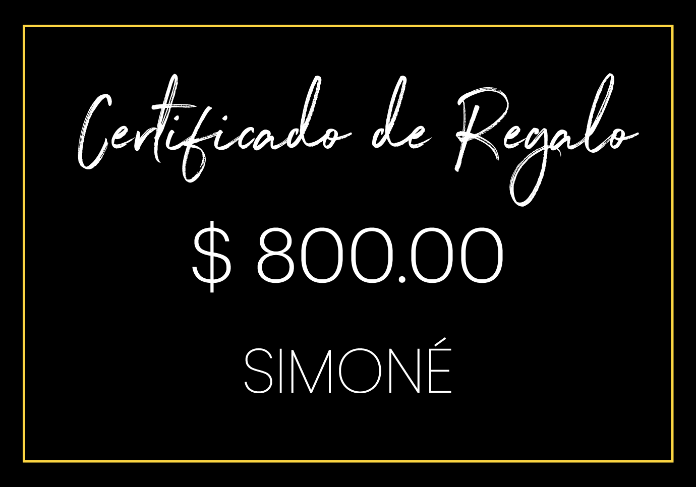 Simoné Gift Card