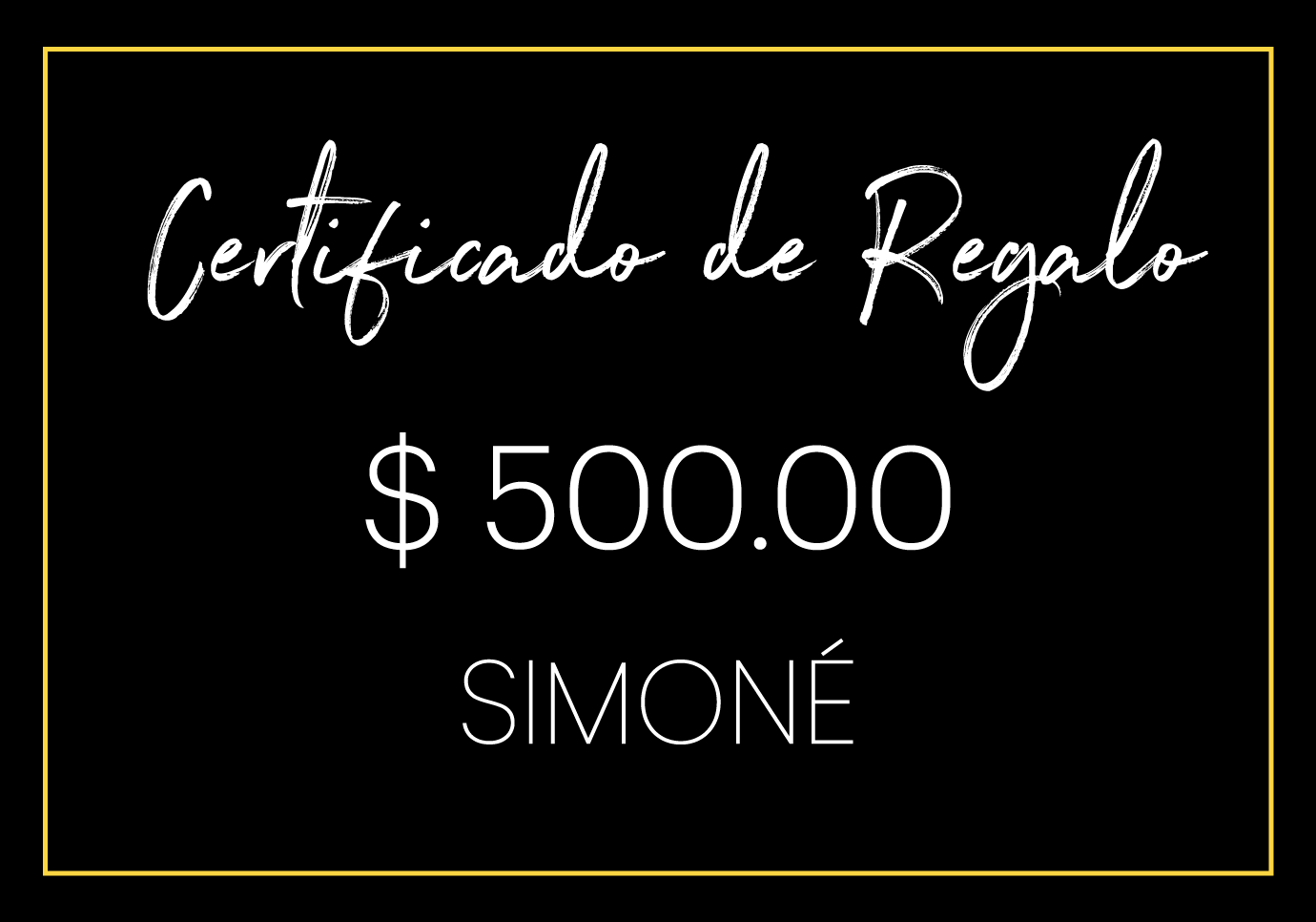 Simoné Gift Card